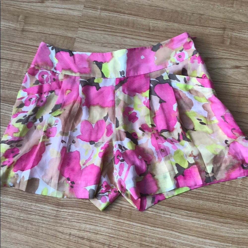 Loft Floral Flowy Shorts